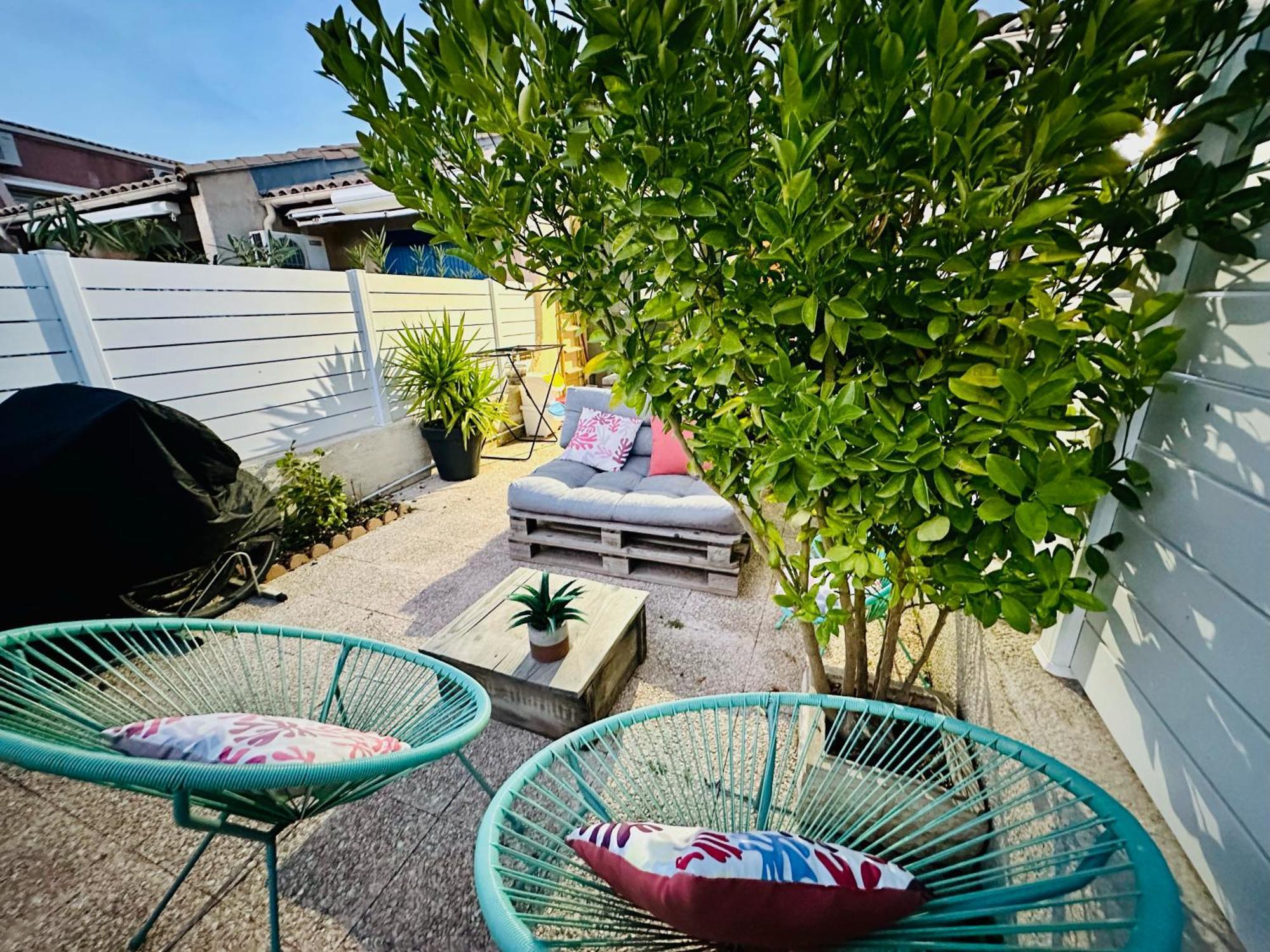 Residence Le Sunset Marseillan-Plage, Entre Mer Et Lagune De Thau, Etape Velo, Famille, Couple, Vrp, Toutou Admis, Jardin, Parking Prive Gratuit, Velos, Clim, Wifi Fibre Gratuite, Commodites, Plage Et Piste Cyclable A Proximite, 6 Couchages Nous Cont 外观 照片